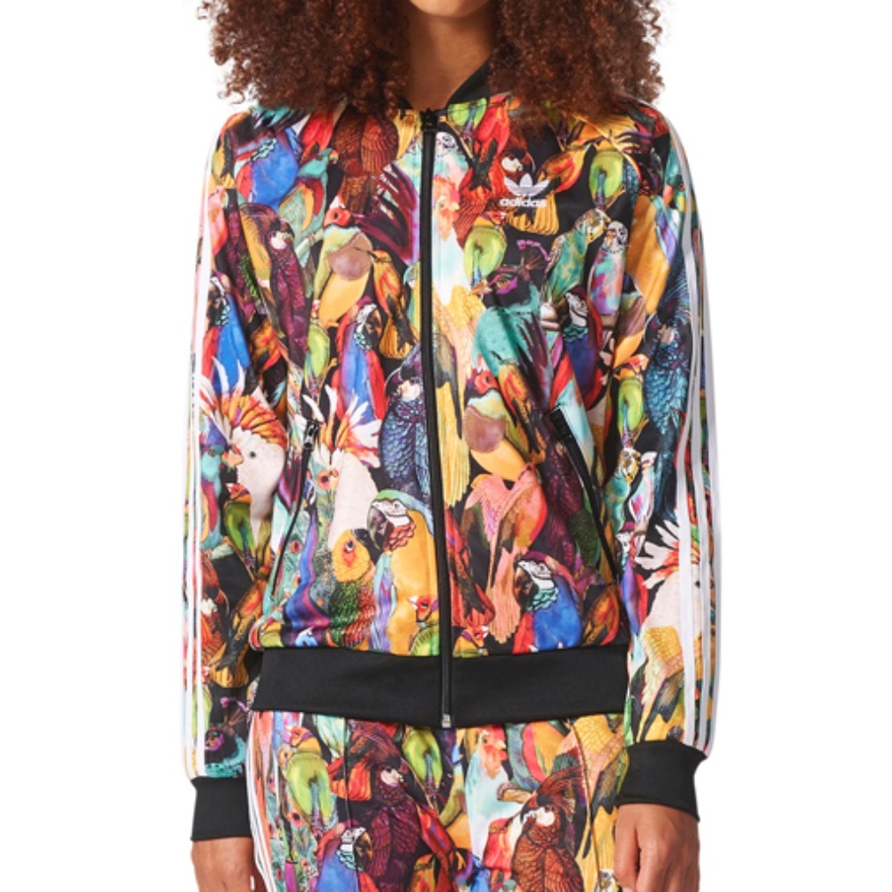 Adidas x Farm Rio Passaredo Parrot Track Jacket NWOT Small